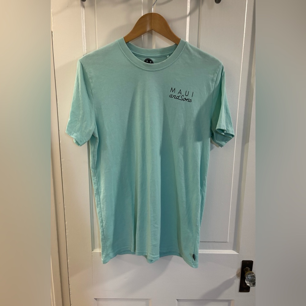 Maui and Sons Men's Light Blue Tee